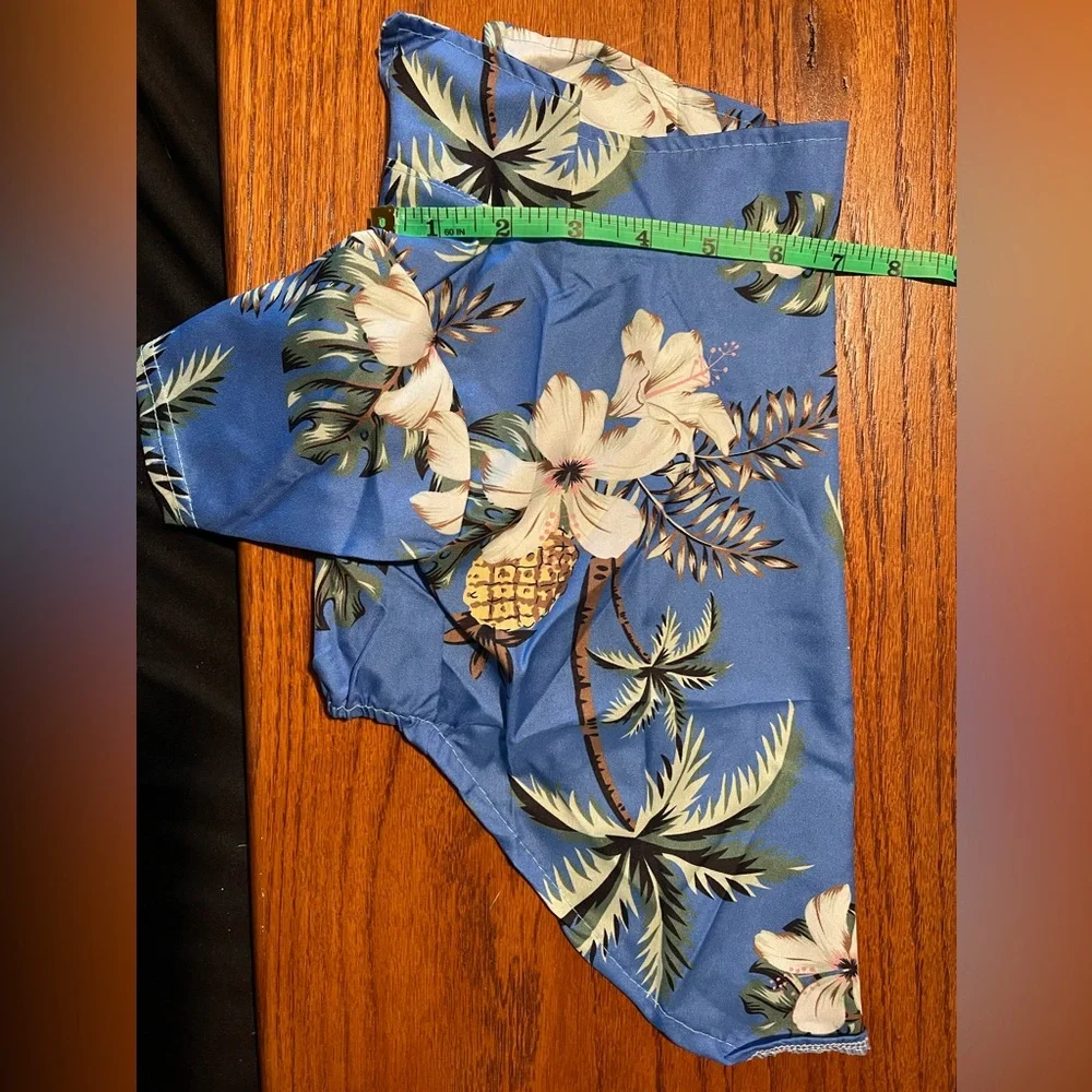Size XL Hawaiian shirt for small size pets Fits cats and small dogs